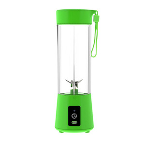 Portable <b>Mini</b> Juicer Cup USB Rechargeable Electric Juicing Bottle With Five Plus Blades <b>PC</b> Material Gift - Product Image 2