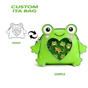 Wholesale Custom Design Display clear Ita <b>Bag</b> <b>Accessories</b> Decoration Luxury Pu Leather Handbags for Girls with Low Price - Product Image 1