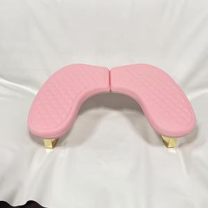 <b>U</b> Shaped Memory Foam <b>Nail</b> Hand Rest Cushion with LED Light Detachable Bracket for <b>Nail</b> Technician - Product Image 2