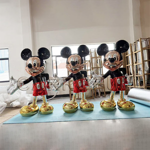 Lớn Mini Cuộc Sống Kích Thước Micky Chuột Cho Pop Nghệ Thuật Bức Tượng Nhiều Màu Sợi Thủy Tinh Phim Hoạt Hình Đồ Trang Trí Nhà Đồ Chơi Hình Từ Nhựa Thủ Công Mỹ Nghệ - Product Image 3