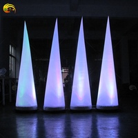 Colonne lumineuse gonflable LED personnalisable pour la décoration de fêtes, les événements promotionnels et les expositions