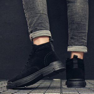 <span class=keywords><strong>Scarpe</strong></span> da <span class=keywords><strong>Uomo</strong></span> All'Ingrosso 2026, Nuove <span class=keywords><strong>Scarpe</strong></span> Casual Britanniche Autunnali con Tomaia Alta, Stile Martin Boots in Cotone - Product Image 6