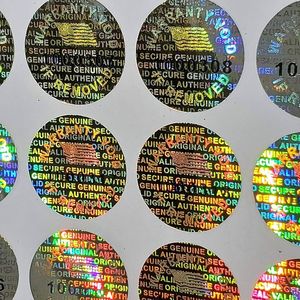Etiquetas Holográficas de Seguridad Personalizadas: Etiquetas Holográficas Doradas y Hologramas de Autenticidad 3D - Product Image 6