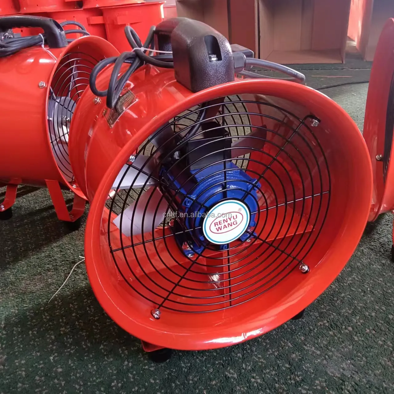 Taşınabilir eksenel havalandırma fanı 20 ''500mm 2900rpm taşınabilir pervane havalandırma/fan/Fan için gemi yapı