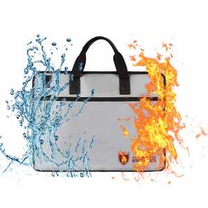 Sac à bandoulière imperméable de haute qualité pour ordinateur portable, résistant au feu, avec pochette pour documents, vente en gros - Product Image 1