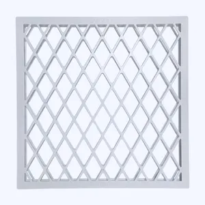 Filtre à air de four à ca personnalisé 20x20x1 pour la Ventilation, cadre en plastique ABS réutilisable, pré-filtre de four à ca plissé