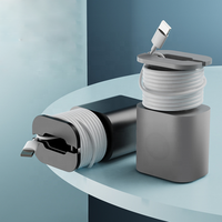 Enrouleur de câble en silicone chargeur protecteur couverture fil organisateur pour iPhone PD18W PD20W chargeur câble de charge étui de protection