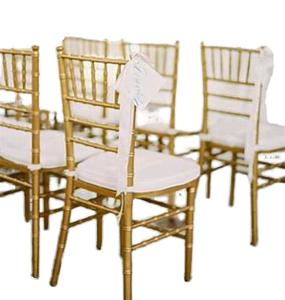 Chaise de banquet commerciale en acrylique transparent durable et portable pour hôtel, en plastique transparent, vente en gros - Product Image 3