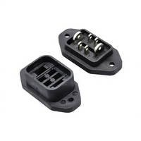 Connecteur d'alimentation et de signal EBK 2P+4P à montage sur panneau, prise mixte 25A 2A pour équipement de batterie