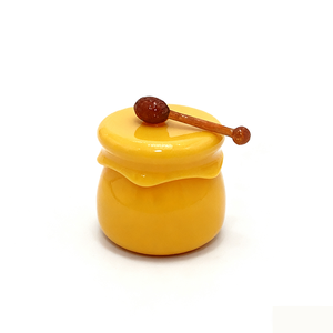 Contenedor de máscara de labios de tarro sellado lindo personalizado con una cuchara adjunta - Product Image 5