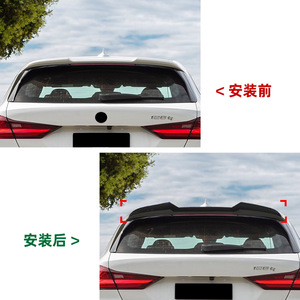 Bmw Rear Spoiler Ducktail Piano <b>Black</b> Carbon Fiber Texture For F40 1 Series M Sport 2019+ <b>Trunk</b> Lip Wing - Product Image 4
