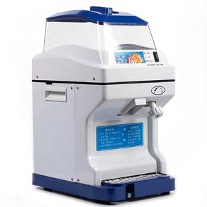 Gran bloque contenedor bola de nieve comercial de plástico abs de hielo eléctrica crema de afeitar - Product Image 1