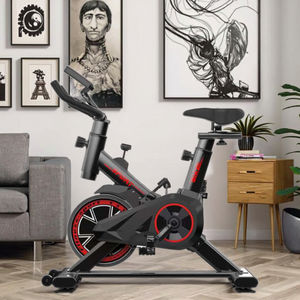 Yüksek Kaliteli Çelik Katlanabilir Taşınabilir Spin Bisikleti LCD Ekranlı Ayarlanabilir Dirençli Çevre Dostu Tasarım Kayışlı Sürücü 80kg Egzersiz - Product Image 2