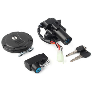Juego de Llaves para Tapa de Tanque de Combustible con Interruptor de Encendido para <span class=keywords><strong>Kawasaki</strong></span> KLX250S KLX250SF KL250 - Interruptor de Encendido, Tapa de Combustible, Asiento - Product Image 2