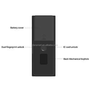 Không thấm nước wifi cổng khóa Hỗ trợ nhận dạng khuôn mặt/Hai cách nói chuyện/mật khẩu/Key/App mở khóa, không thấm nước chính cổng khóa - Product Image 4