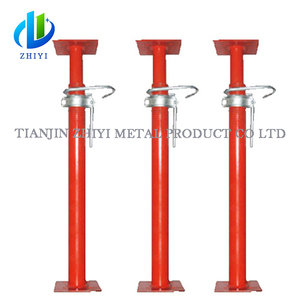 Support de poteau métallique Cric de trépied Support de mur de poutre galvanisé à chaud pour le <span class=keywords><strong>béton</strong></span> Poteaux d'étaiement réglables pour la construction - Product Image 2