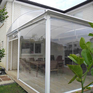 Nhựa không thấm nước Màn hình cửa sổ cơ giới màn hình PVC cho Patio rèm ngoài trời - Product Image 4