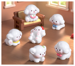 Figurine <span class=keywords><strong>miniature</strong></span> en résine 3D mignonne de dessin animé, nœud papillon, ours en peluche, pour décoration de maison de poupée, artisanat, petite figurine animale, jouet de jardin pour enfants, vente en gros - Product Image 1