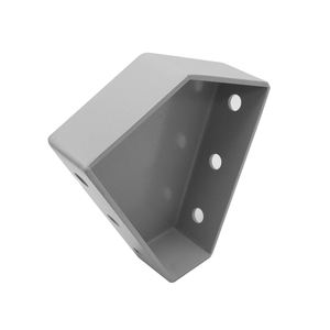 Q235 Metalen Plaat Zilver Spuiten 120-45 Hoek Connector Beugels Buisfittingen - Product Image 6