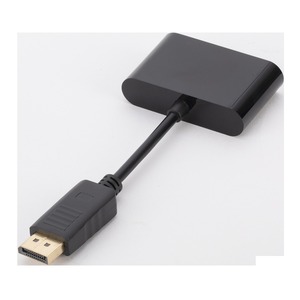 อะแดปเตอร์ Dp เป็น HDMI และ VGA ตัวแปลง 4K2K HDTV สำหรับคอมพิวเตอร์แล็ปท็อปจอภาพโปรเจคเตอร์ - Product Image 2