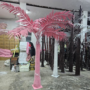 L887 palmera realista al aire libre árbol <span class=keywords><strong>de</strong></span> coco planta Artificial Rosa blanco negro árbol Artificial para <span class=keywords><strong>piscina</strong></span> al aire libre decoración <span class=keywords><strong>de</strong></span> playa - Product Image 6