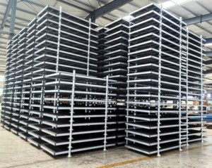 מזרן פלדה עם מפרט עם מוטות מתקפל, עיצוב stackable עבור בעלי צפיפות גבוהה - Product Image 1