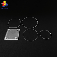 Tuyau en verre optique en silice fondue résistant à la chaleur JGS1 JGS2 JGS3 sur mesure, plaque en verre de quartz à haute transmission UVC