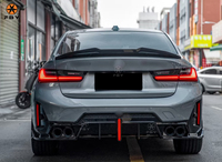 Nouveau diffuseur de pare-chocs arrière en Fiber de carbone Style V chaud pour BMW série 3 G20 G80 M3 LCI 2023 + lèvre de diffuseur de pare-chocs arrière de haute qualité