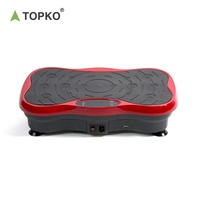 Plateforme vibrante portable TOPKO pour la perte de poids – Équipement d'entraînement du stock américain