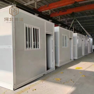 Cina di alta qualità prefabbricata di lusso prefabbricata 20ft modulo pieghevole pieghevole piccolo contenitore a buon mercato <span class=keywords><strong>casa</strong></span> ufficio case - Product Image 4