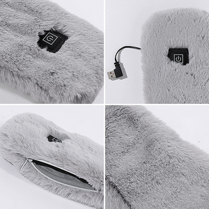 Умный зимний шарф из искусственного меха - Product Image 3