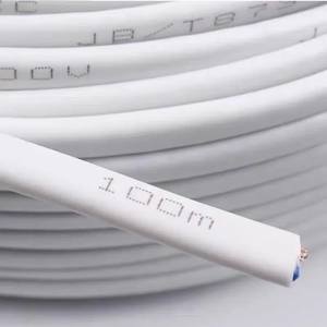 Weißes Flachkabel mit zwei Leitern für LED-Streifen, Verlängerungskabel für LED-Band, Lampen und Beleuchtung - Product Image 4