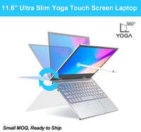 11.6 pouces 13.3 pouces Ips bureau à domicile ordinateur écran tactile Rotation à 360 degrés Mini Yoga Computador Portatil ordinateur portable