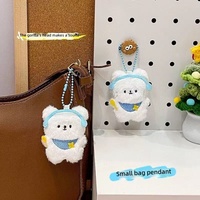 Porte-clés écologique Manmiao en peluche motif chat, forme 3D, jouet personnalisé pour couple, breloque de sac