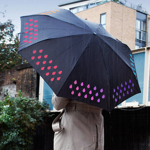 En gros pas cher chine personnalisé designer pluie soleil changeante 3 <span class=keywords><strong>parapluie</strong></span> <span class=keywords><strong>pliant</strong></span> - Product Image 6