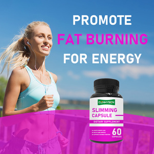 Kapsul Pelangsing Alami Berkualitas Tinggi dengan Bubuk Jahe Chlorella Suplemen Herbal Meningkatkan Metabolisme Kapsul Pembakar Lemak - Product Image 4