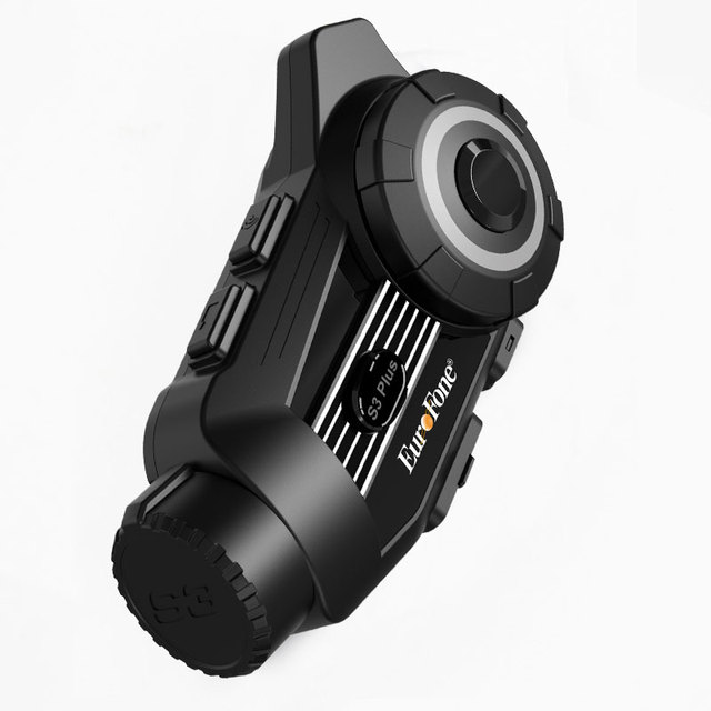 Motorcycle Helmet Intercom Headset Waterproof Group Intercom System 2K HD WiFi GPS Rider Communication Device