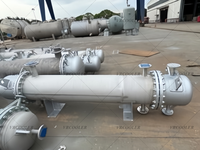 Échangeur de chaleur à condenseur supérieur Deethanizer de type coque et tubes pour système de condensation de vapeur de colonne de fractionnement d'éthane et de propane