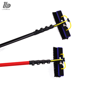 Perche télescopique de fabrication de vitres, 12m, 50 pieds, pour nettoyage de surfaces vitrées, vente en gros - Product Image 1