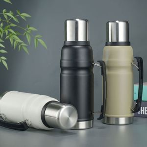 Bouteille d'eau professionnelle personnalisée avec logo 1000 ml, flacon isotherme en acier inoxydable, thermos - Product Image 3
