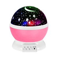 Projecteur de lumière d'étoile rotative romantique Dream-Like LED Night Light Christmas Pattern Customization ABS Children's Bedroom Battery