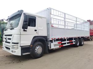 Sinotruk 10 Wheeler 6x4 DIESEL Hàng rào xe tải chở hàng 40 tấn công suất cho động vật Rau vận chuyển hàng duy nhất Điều kiện Mới - Product Image 4