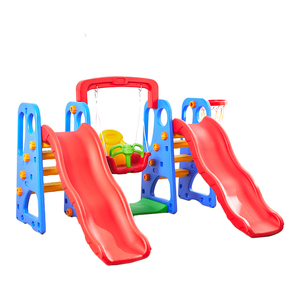 Ensemble <span class=keywords><strong>de</strong></span> balançoires et toboggan en plastique durable pour enfants, équipement <span class=keywords><strong>de</strong></span> sécurité pour <span class=keywords><strong>aire</strong></span> <span class=keywords><strong>de</strong></span> <span class=keywords><strong>jeux</strong></span> intérieure à usage domestique - Product Image 5