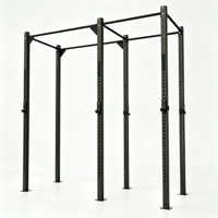 Cage de musculation modulaire extensible autoportante en acier au carbone pour l'entraînement de force et la musculation