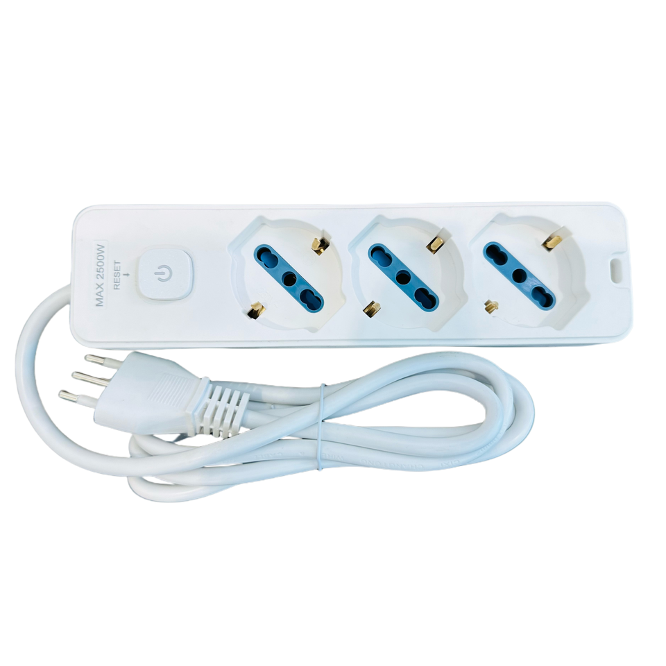 Italian Row Models 10A Italy Socket 3-Position Italian Row Plug Switch 3 Outlet Electrical ...