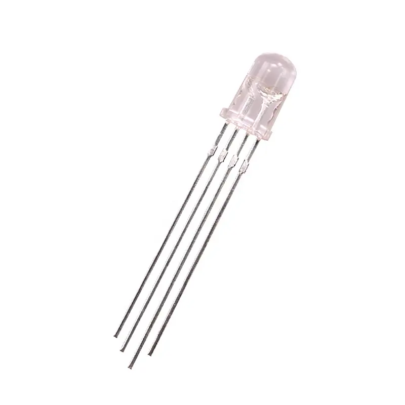 Ekinglux הגלם חומר 5mm led ברור עדשת 5mm rgb led