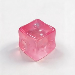 Bloc de sucre de malt transparent de 5 cm, jouet anti-stress souple et translucide en TPR, à remontée lente, durable, cadeau de bureau - Product Image 3