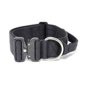Personnalisation d'usine collier de chien tactique en Nylon Durable fournitures pour animaux de compagnie adaptées à l'entraînement de marche pour chiens de compagnie - Product Image 1
