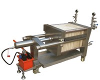 Automatische fijnfilterpersplaatframefilter van 304 roestvrij staal, nieuw voor de filtratie van dranken, farmaceutische producten en vloeistoffen