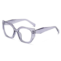 Montures de lunettes de lecture anti-lumière bleue de style européen classique, carrées, à monture complète, pour visage en forme de losange, unisexe